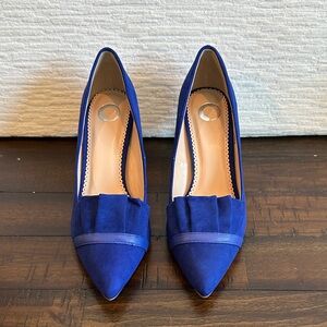 Journee Collection Marek Blue Heels NIB